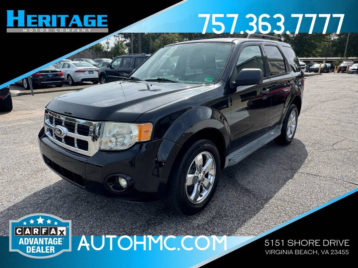 2011 Ford Escape XLT — SUV — 105,646 mi — Virginia Beach, VA