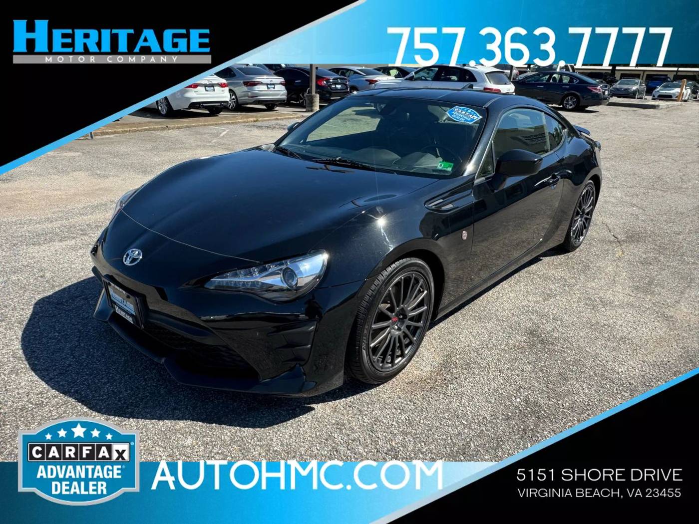 2019 Toyota 86 Base — Coupe — 68,246 mi — Virginia Beach, VA
