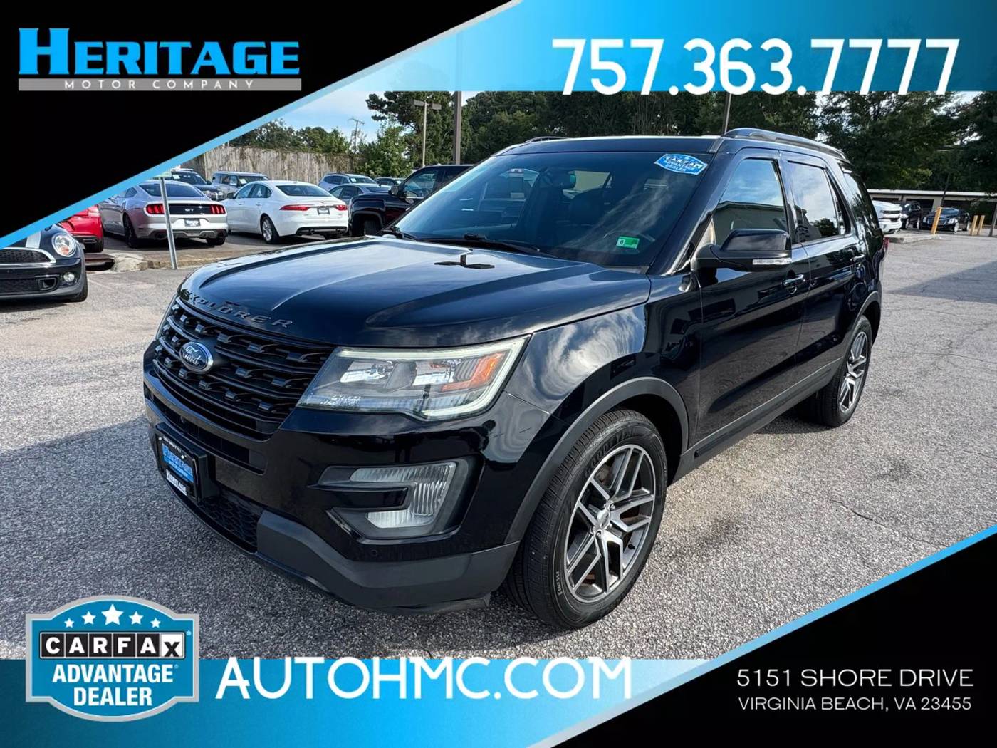2017 Ford Explorer Sport — SUV — 108,644 mi — Virginia Beach, VA