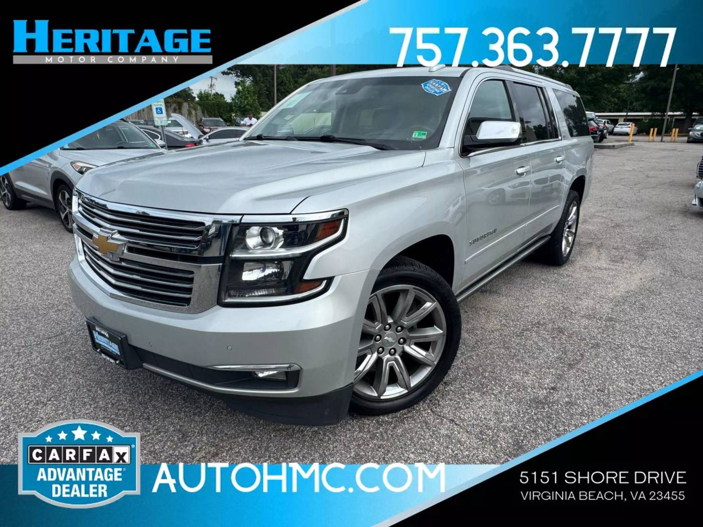 2016 Chevrolet Suburban LTZ — SUV — 108,369 mi — Virginia Beach, VA