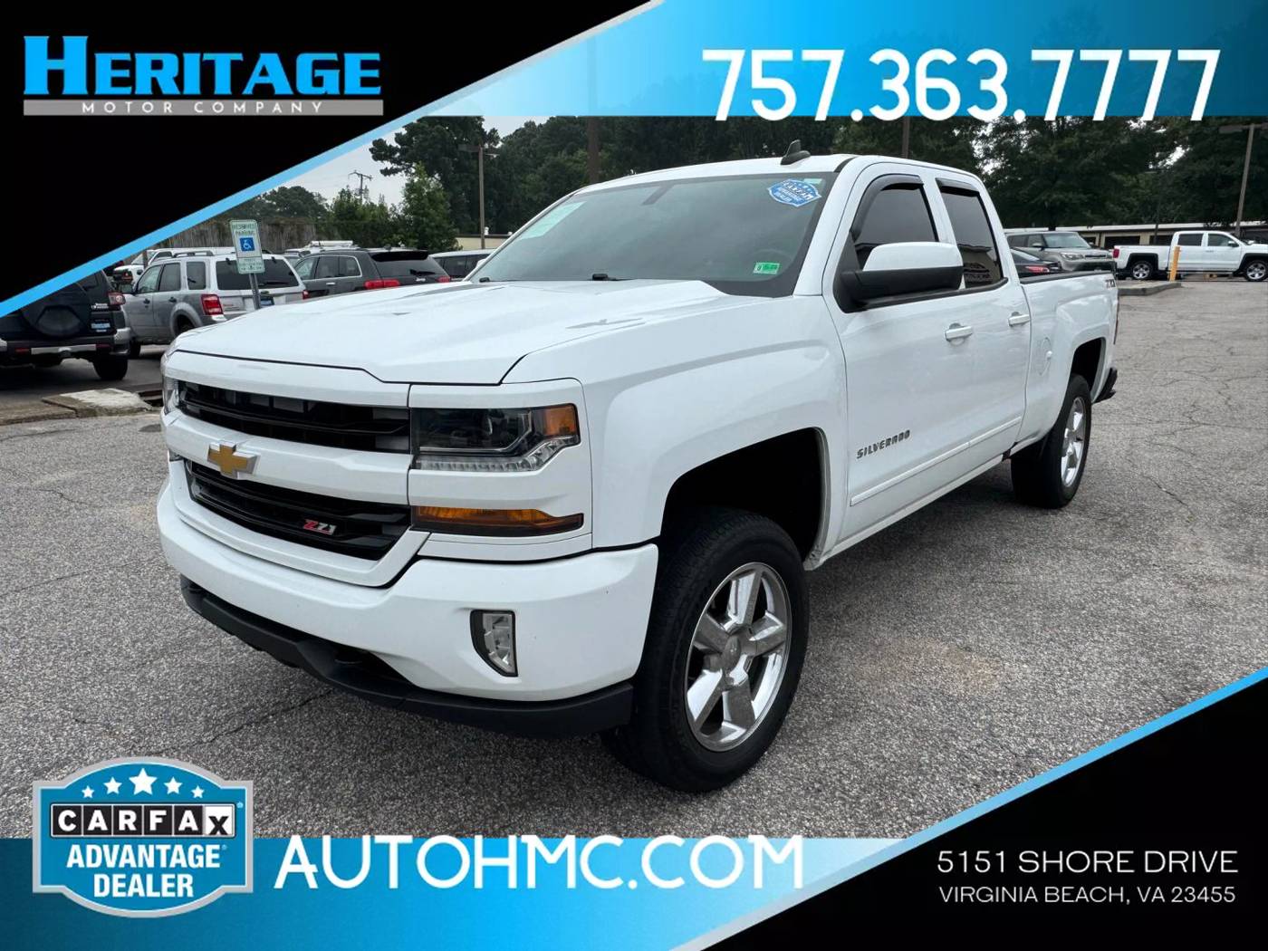 2016 Chevrolet Silverado 1500 LT — Pickup Truck — 81,700 mi — Virginia Beach, VA
