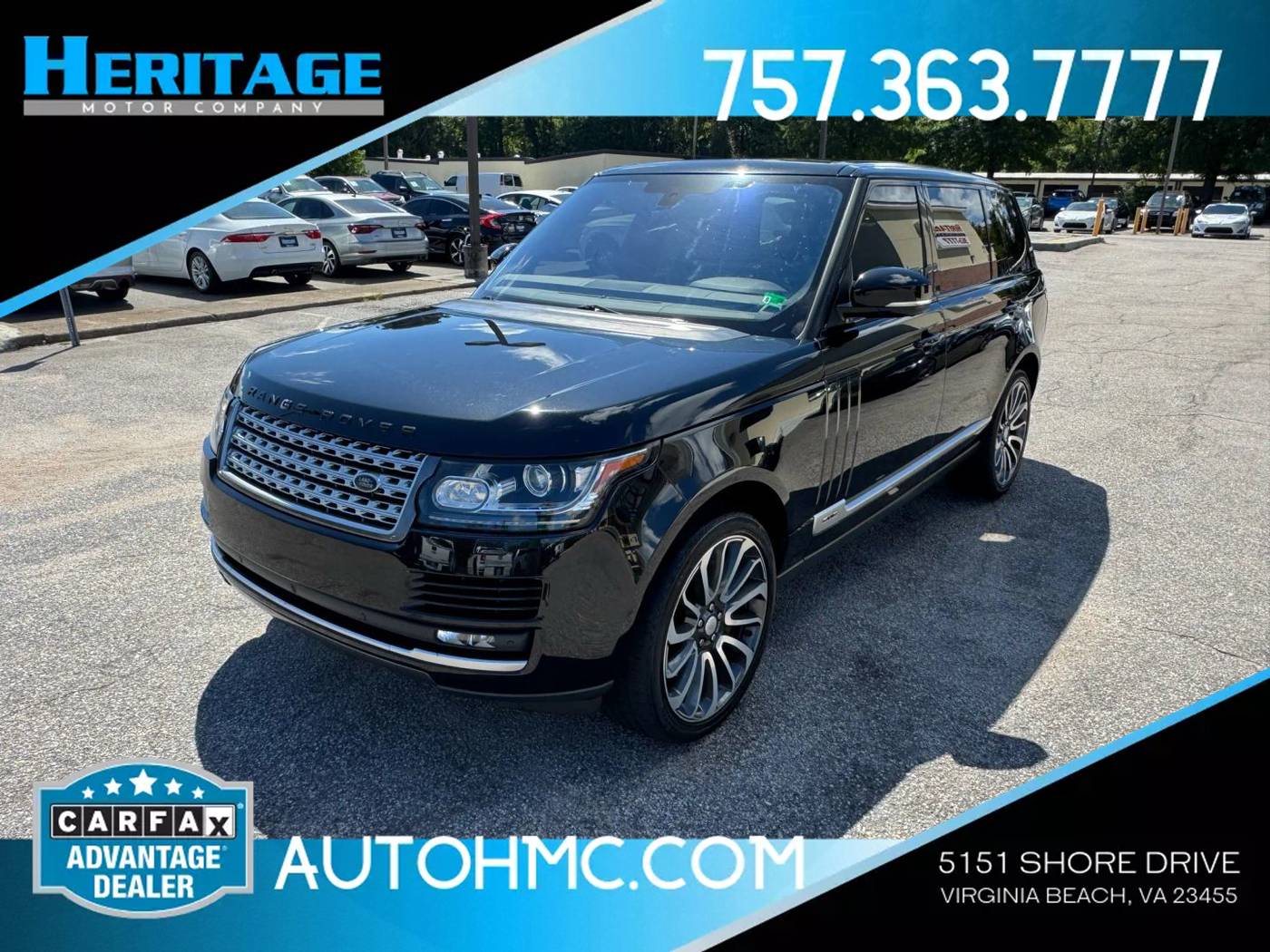 2016 Land Rover Range Rover Supercharged — SUV — 85,536 mi — Virginia Beach, VA