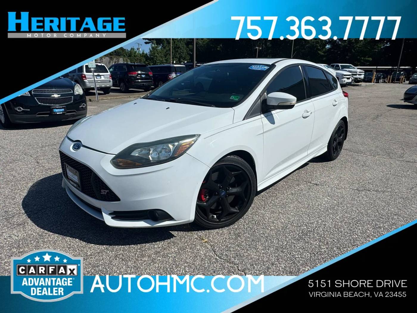 2014 Ford Focus ST — Hatchback — 109,779 mi — Virginia Beach, VA