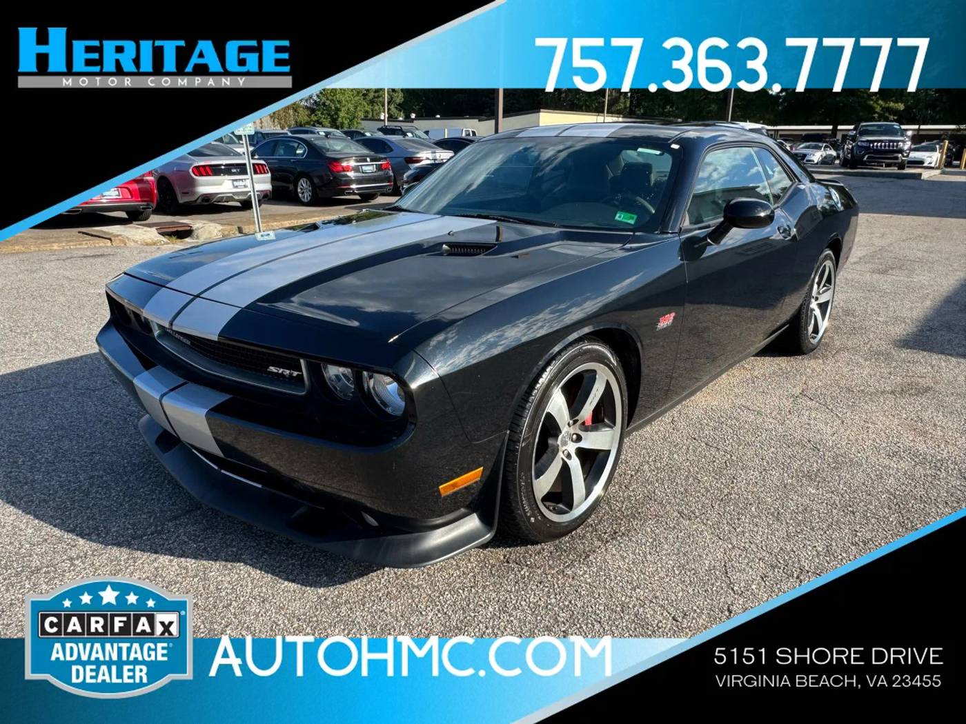 2011 Dodge Challenger SRT8 — Coupe — 93,206 mi — Virginia Beach, VA
