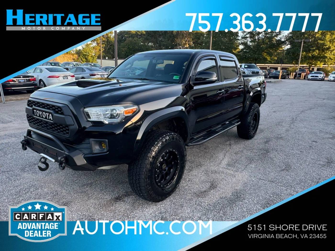 2017 Toyota Tacoma TRD Sport — Pickup Truck — 127,898 mi — Virginia Beach, VA