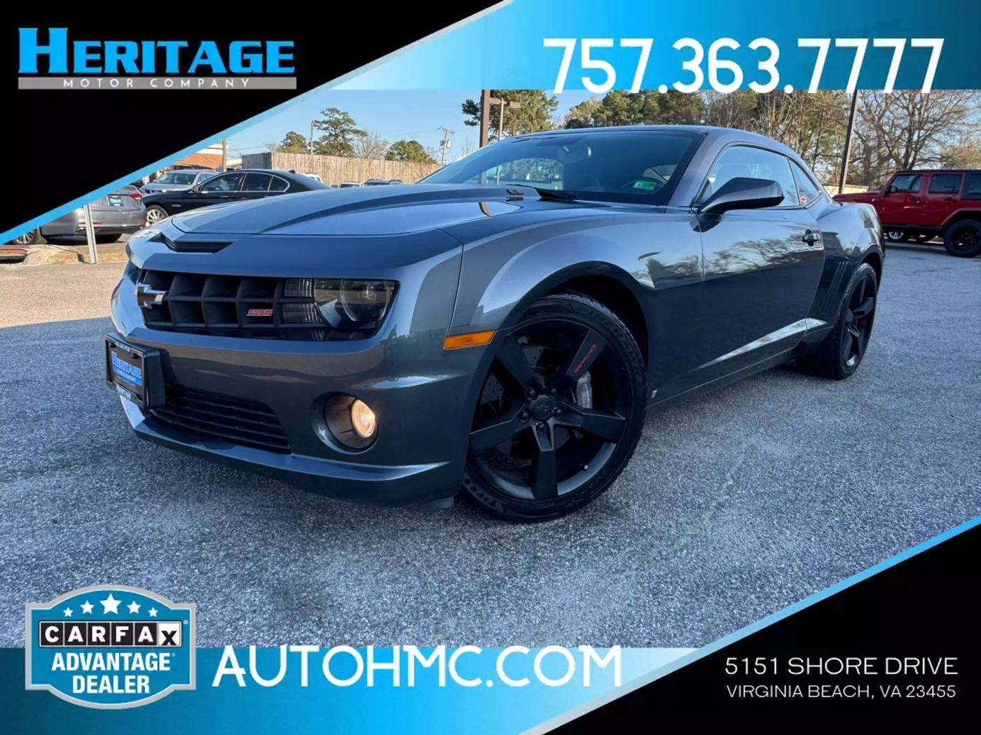 2010 Chevrolet Camaro 2SS — Coupe — 82,256 mi — Virginia Beach, VA