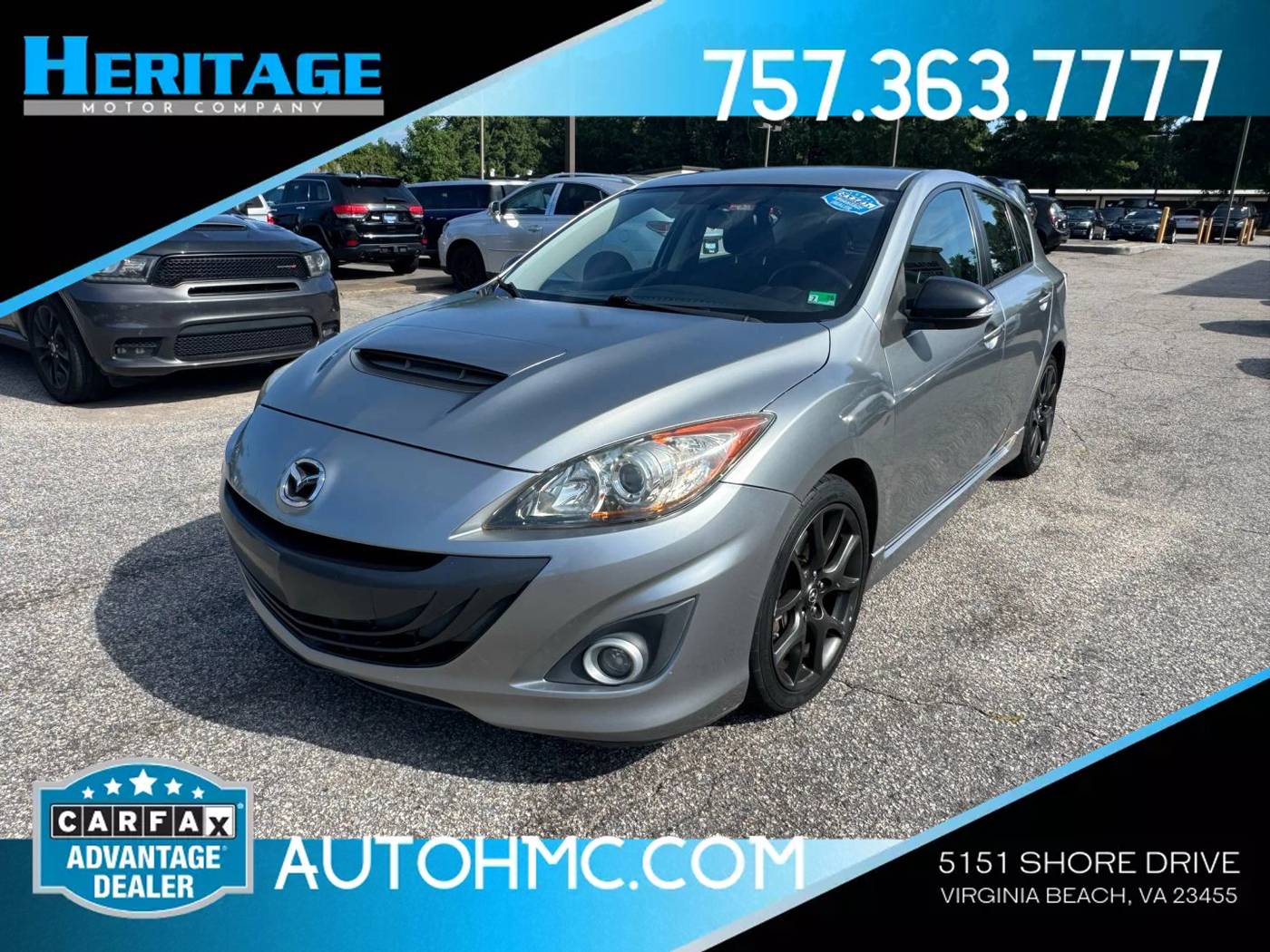 2013 Mazda Mazda3 Mazdaspeed3 Touring — Hatchback — 122,895 mi — Virginia Beach, VA