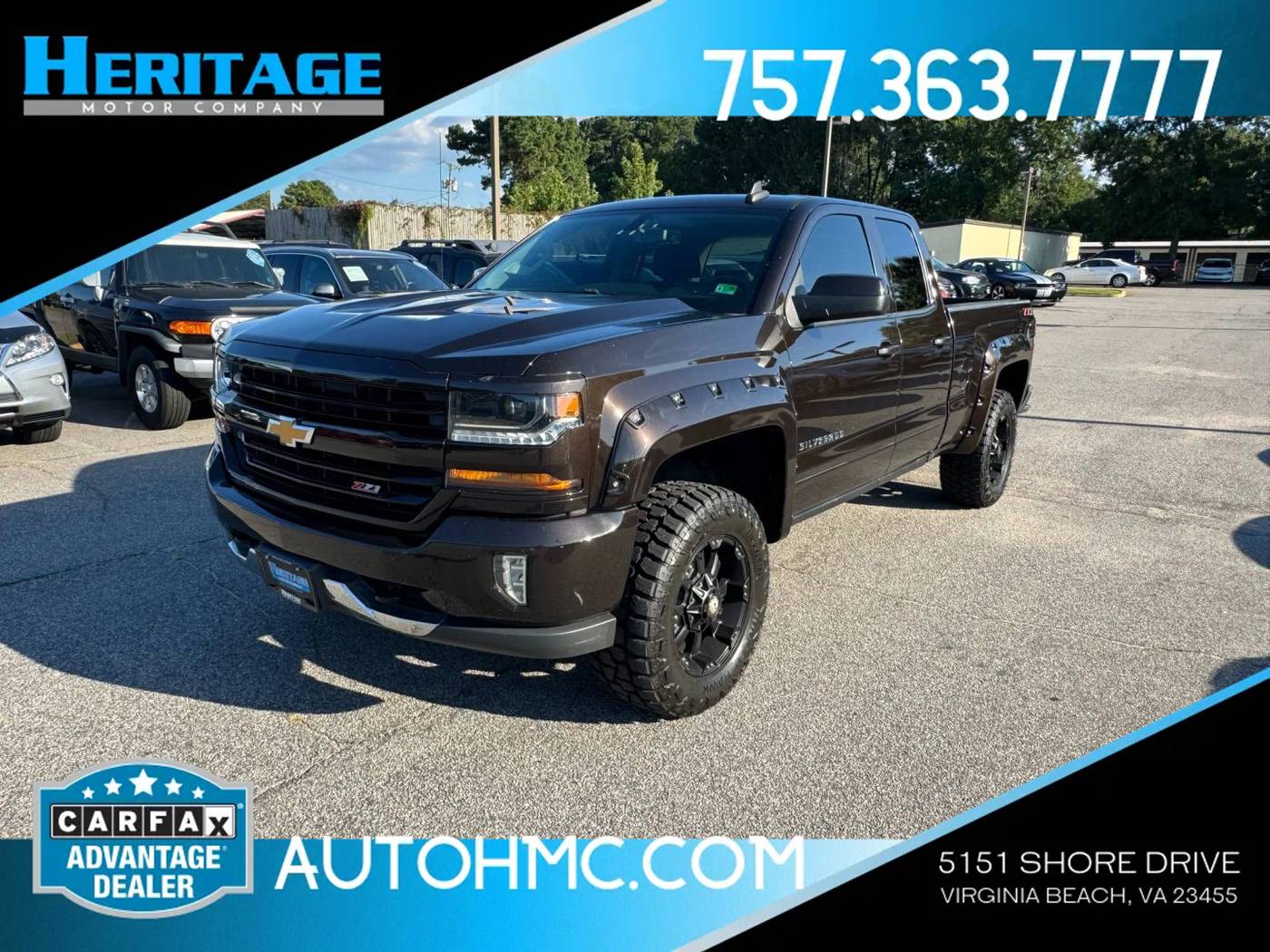 2018 Chevrolet Silverado 1500 LT — Pickup Truck — 109,366 mi — Virginia Beach, VA