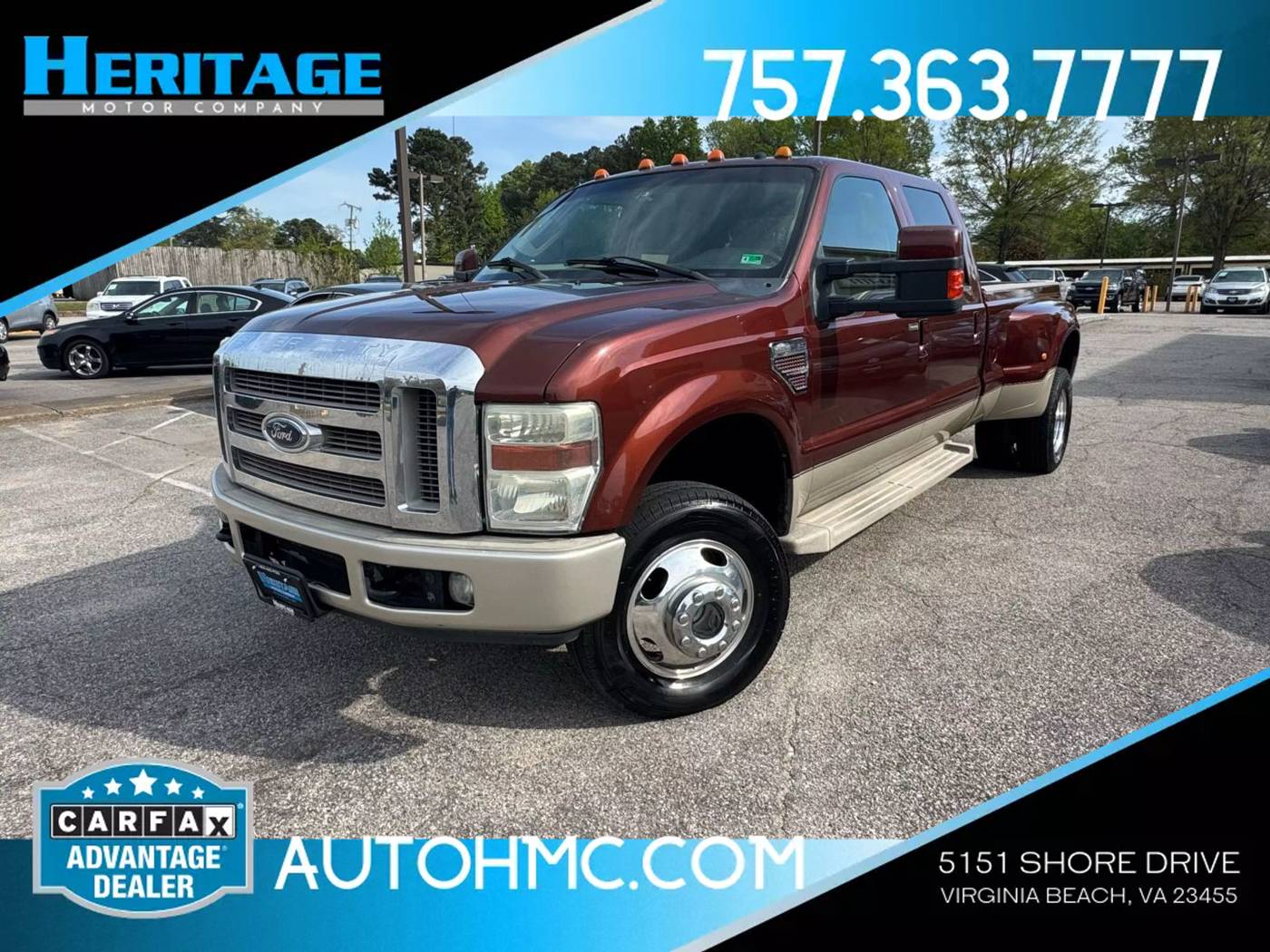 2008 Ford Super Duty F-350 King Ranch — Pickup Truck — 111,827 mi — Virginia Beach, VA