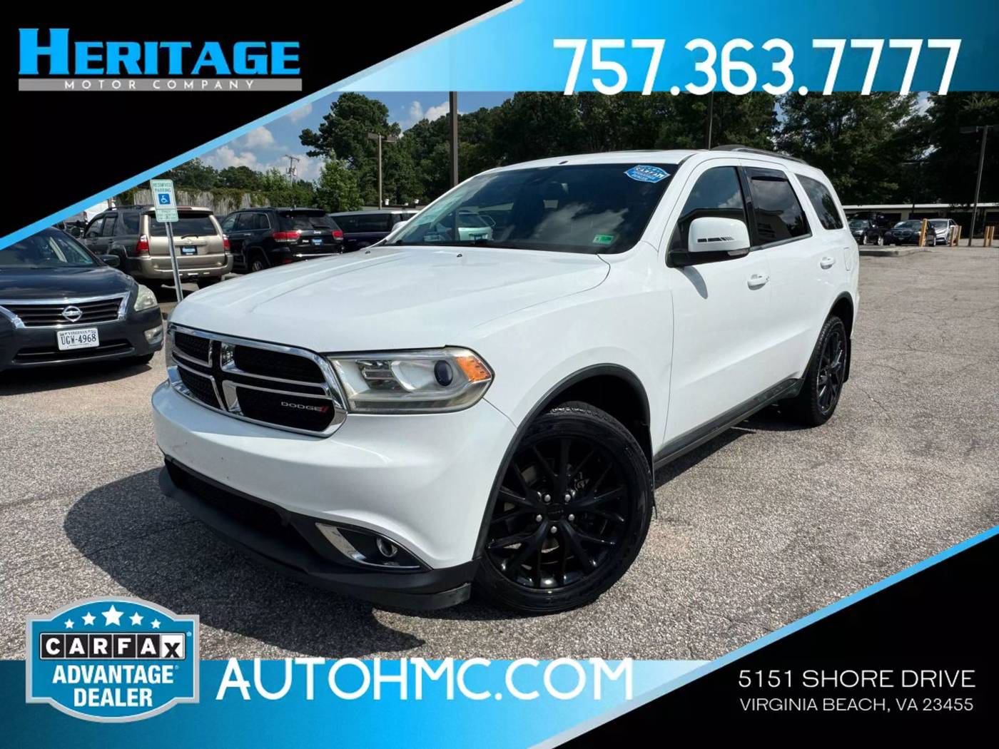 2015 Dodge Durango Limited — SUV — 92,747 mi — Virginia Beach, VA
