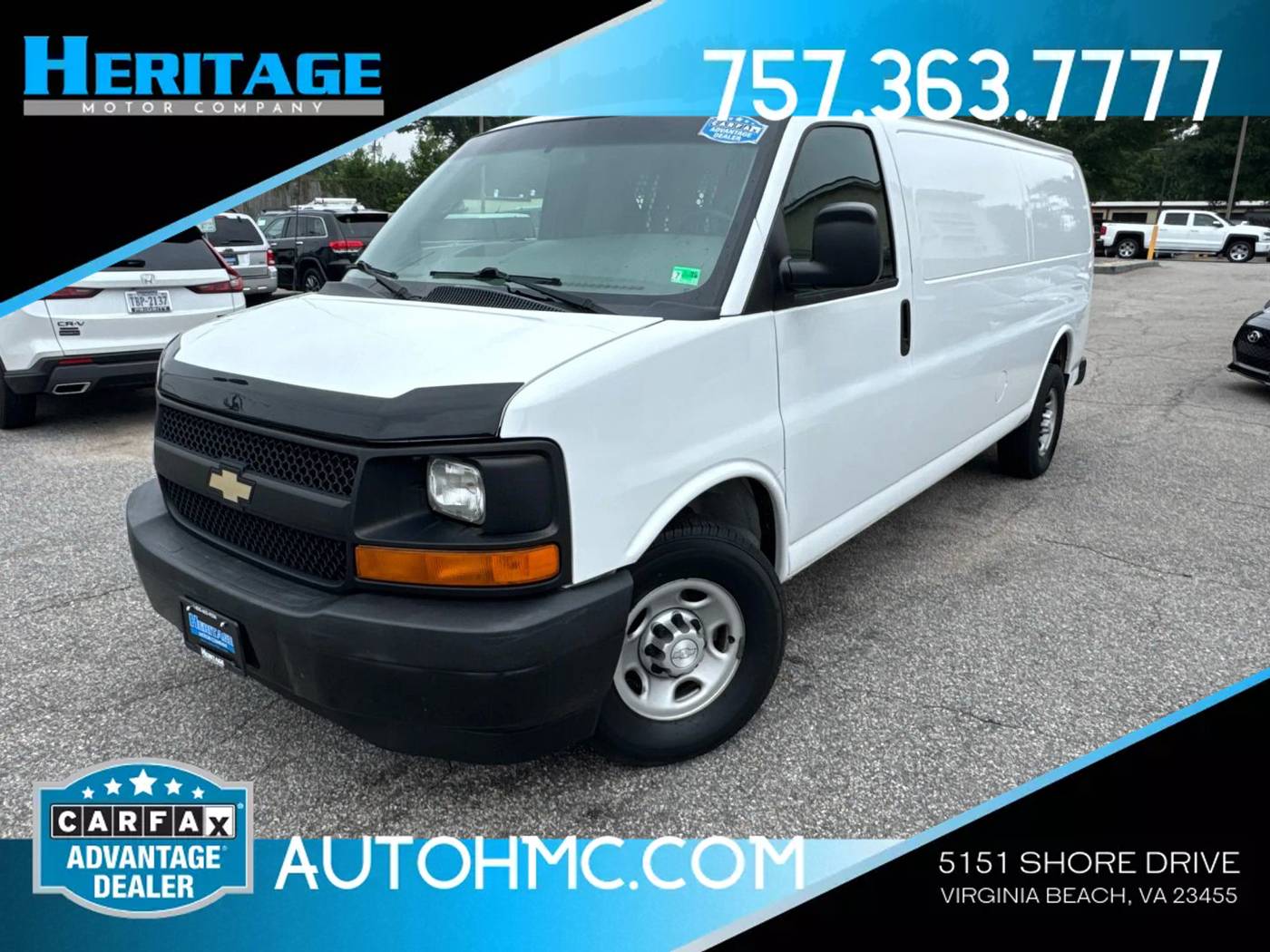 2017 Chevrolet Express Cargo Van Base — Cargo Van — 140,977 mi — Virginia Beach, VA