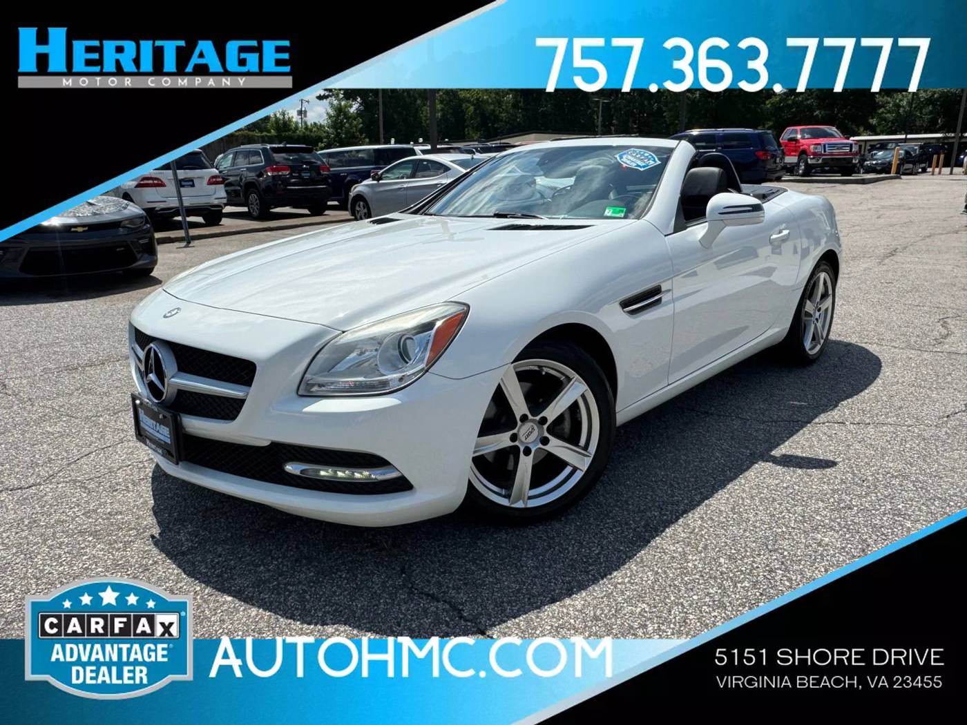 2015 Mercedes-Benz SLK SLK 250 — Convertible — 63,978 mi — Virginia Beach, VA