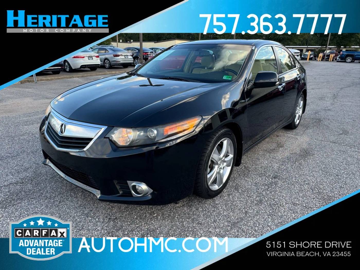 2012 Acura TSX Technology Package — Sedan — 104,512 mi — Virginia Beach, VA