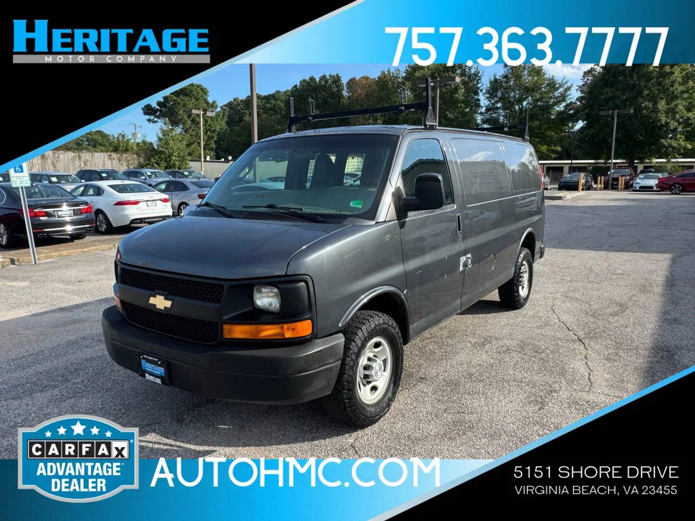 2016 Chevrolet Express Cargo Van Base — Cargo Van — 112,337 mi — Virginia Beach, VA