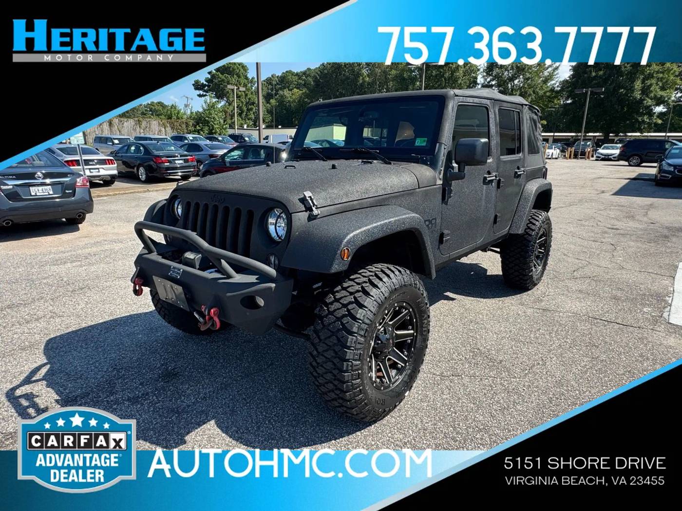 2015 Jeep Wrangler Sport — SUV — 71,210 mi — Virginia Beach, VA
