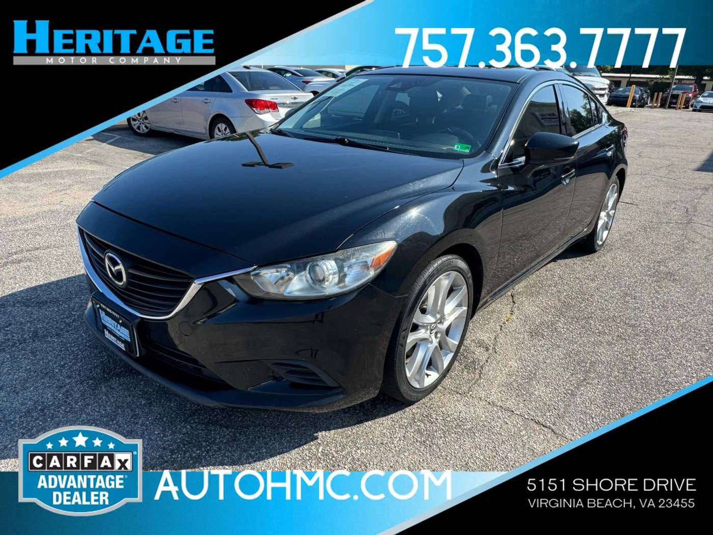 2017 Mazda Mazda6 Touring — Sedan — 101,163 mi — Virginia Beach, VA