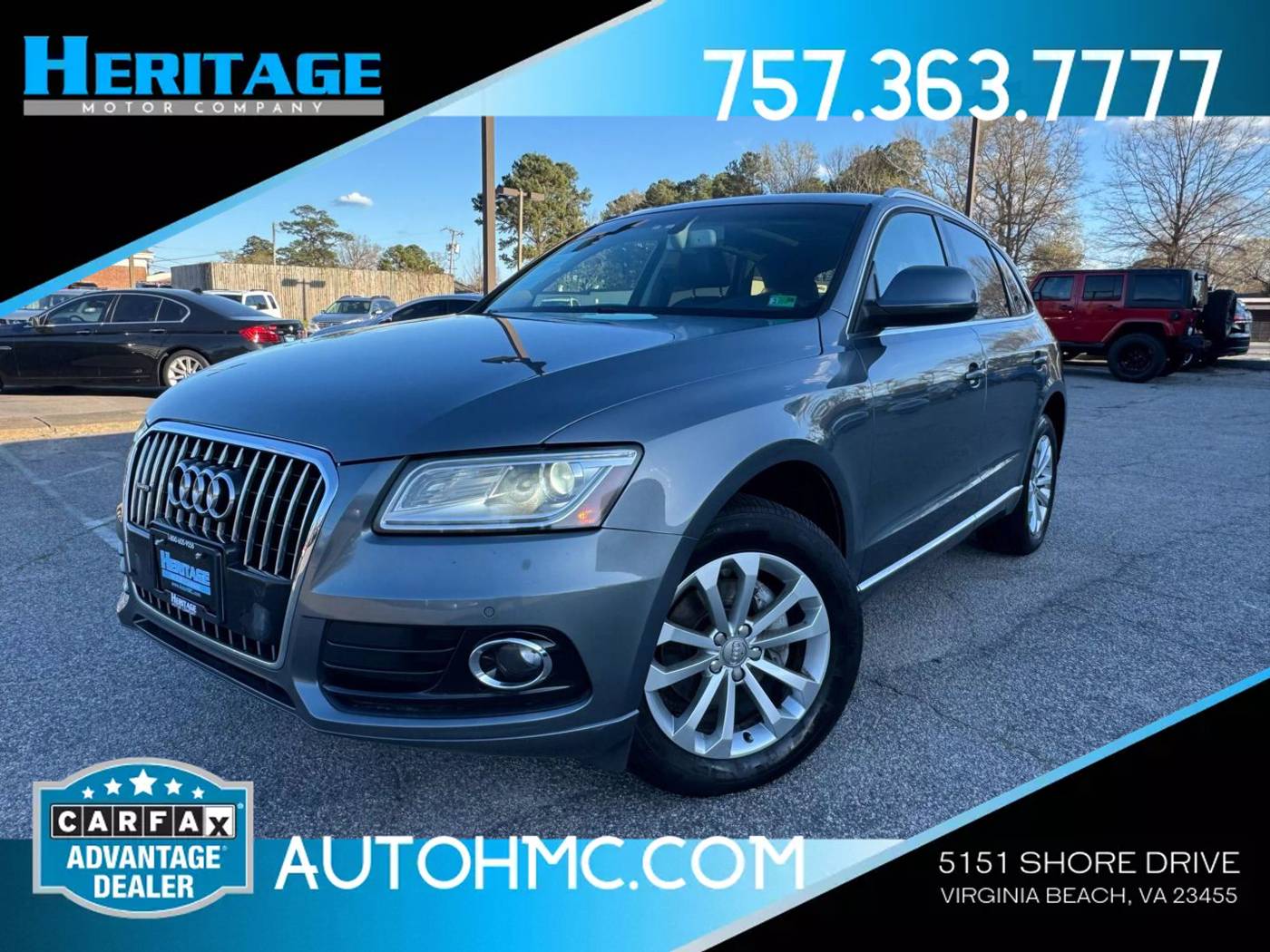 2014 Audi Q5 Premium Plus — SUV — 117,355 mi — Virginia Beach, VA