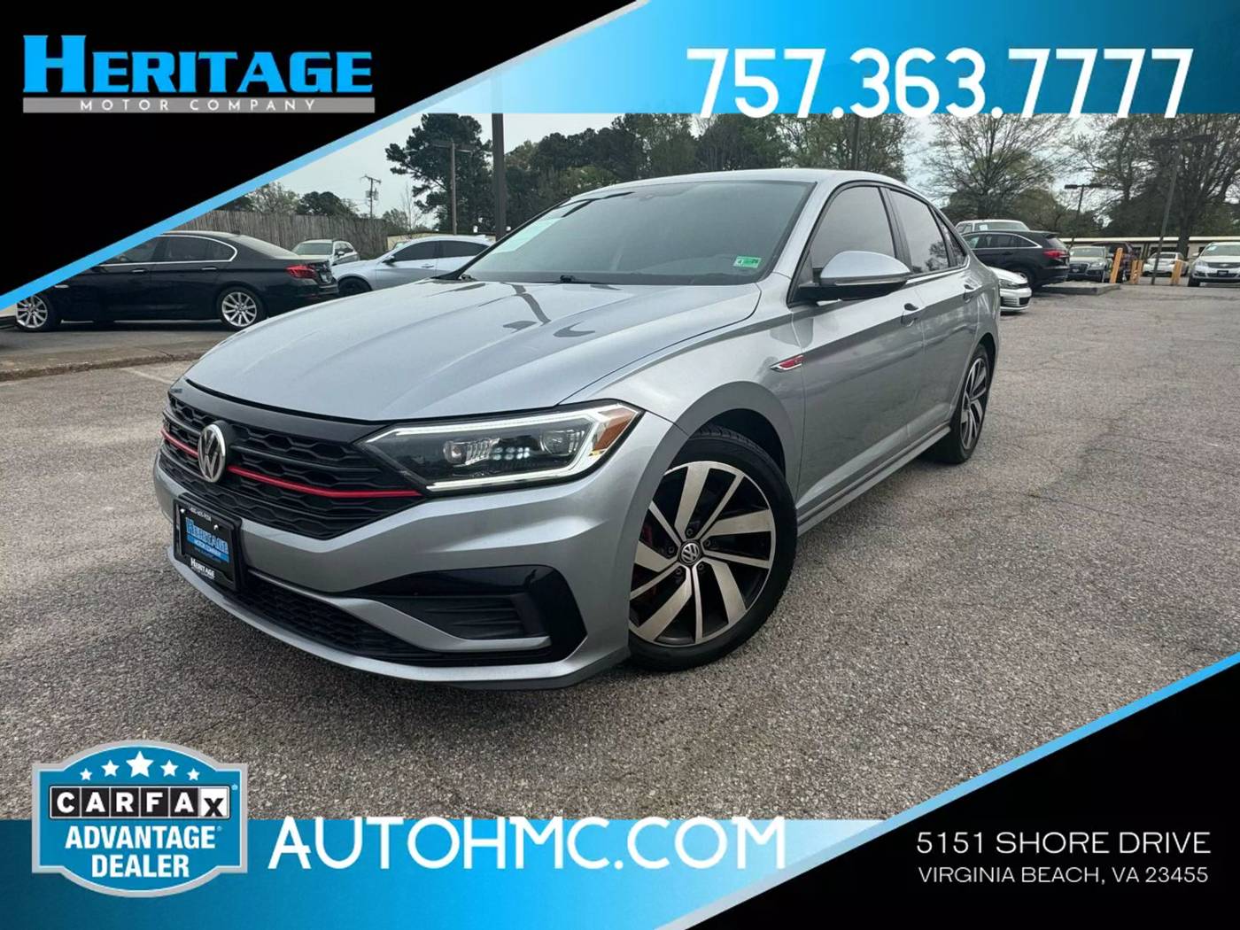 2019 Volkswagen Jetta GLI S — Sedan — 117,453 mi — Virginia Beach, VA