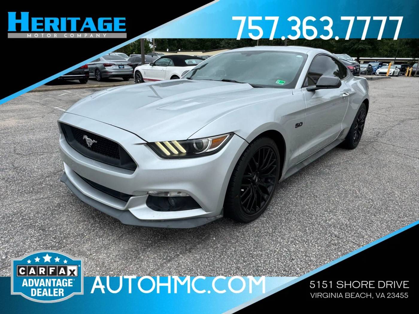 2016 Ford Mustang GT Premium — Coupe — 99,458 mi — Virginia Beach, VA