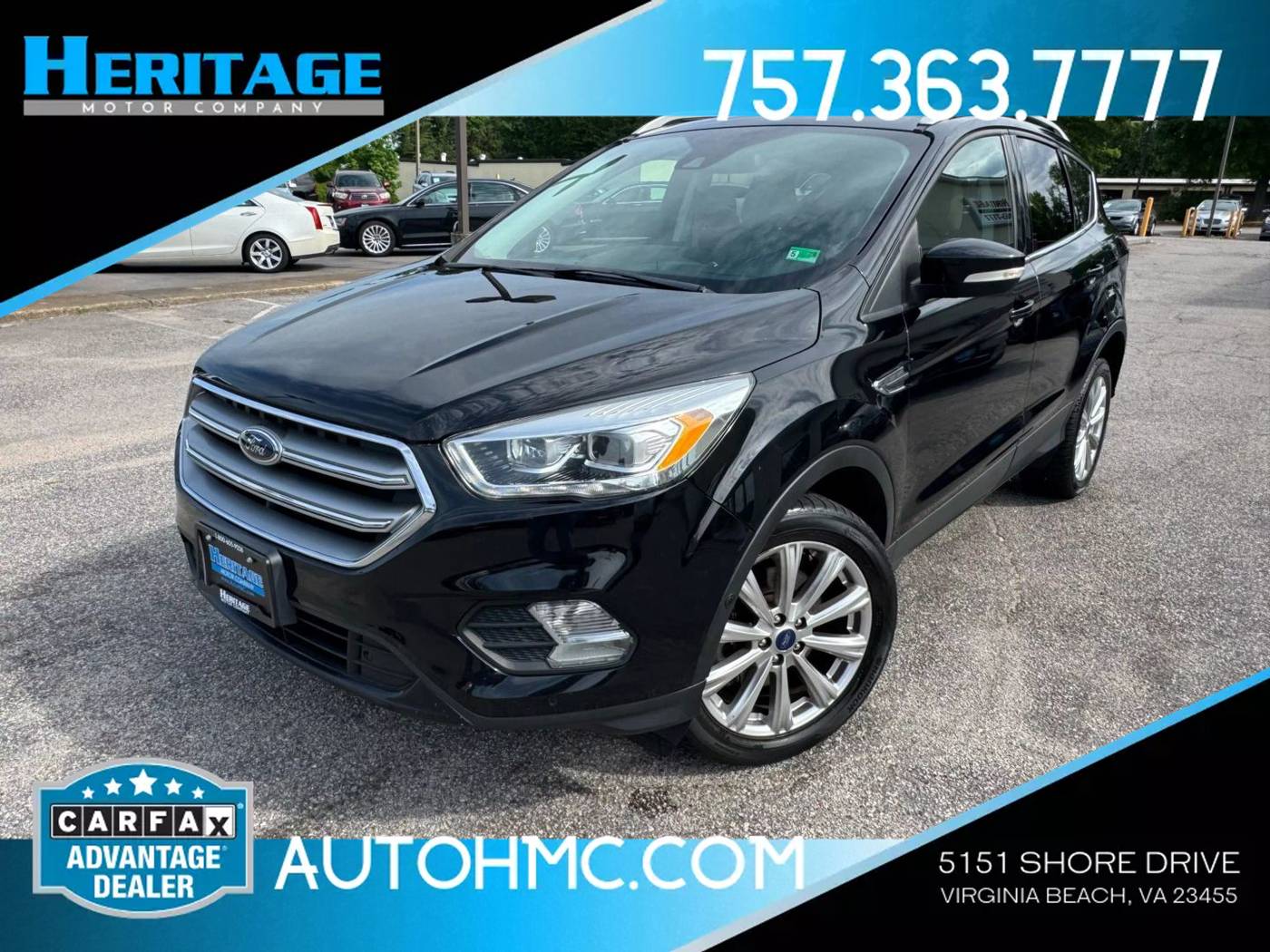 2017 Ford Escape Titanium — SUV — 82,269 mi — Virginia Beach, VA