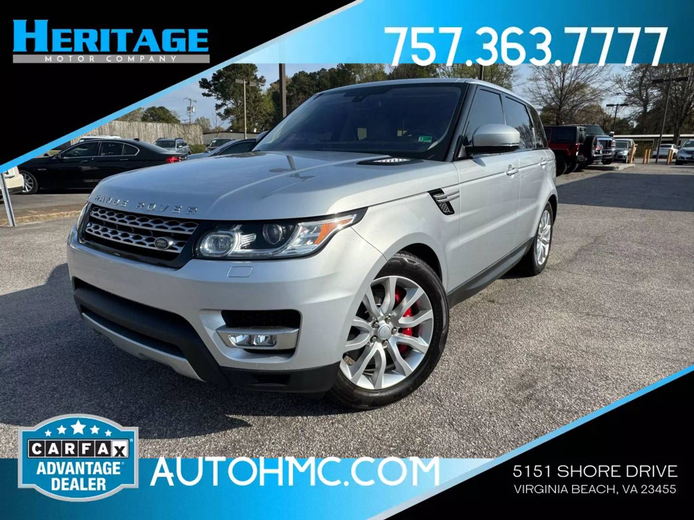 2016 Land Rover Range Rover Sport Dynamic — SUV — 95,247 mi — Virginia Beach, VA