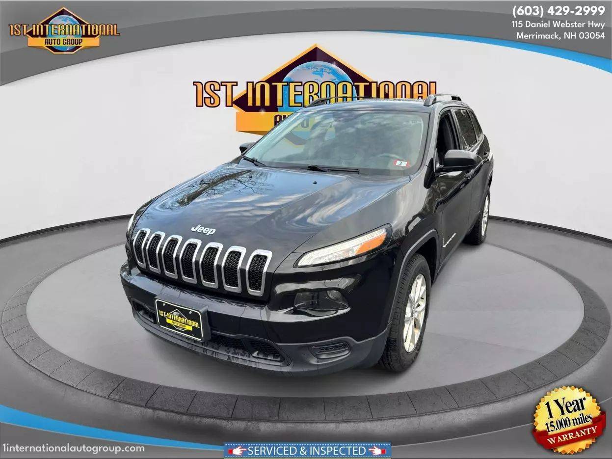 2016 Jeep Cherokee Sport — SUV — 82,962 mi — Merrimack, NH