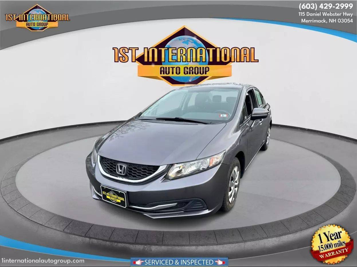 2015 Honda Civic LX — Sedan — 104,459 mi — Merrimack, NH