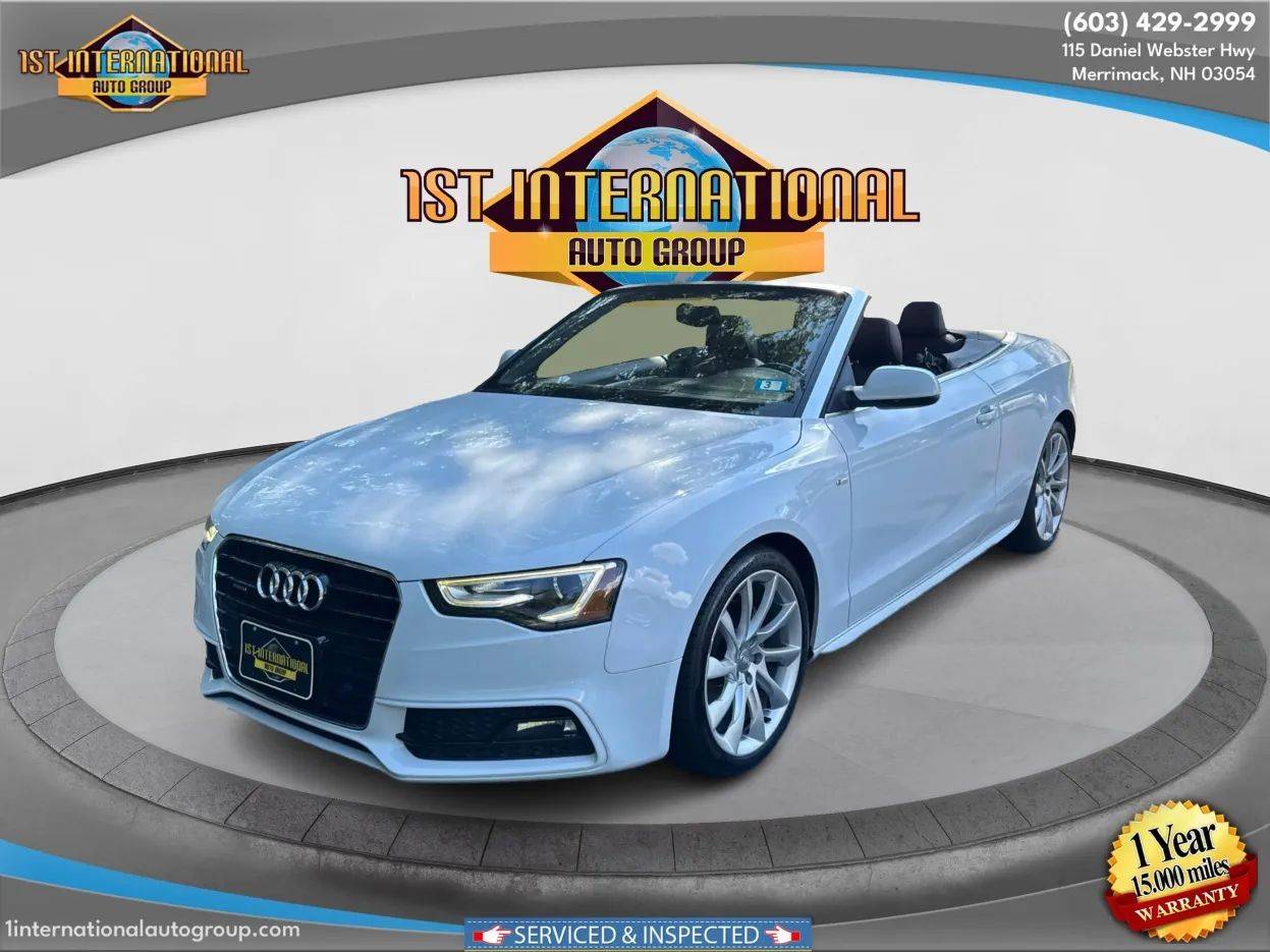 2015 Audi A5 Premium Plus — Convertible — 105,039 mi — Merrimack, NH