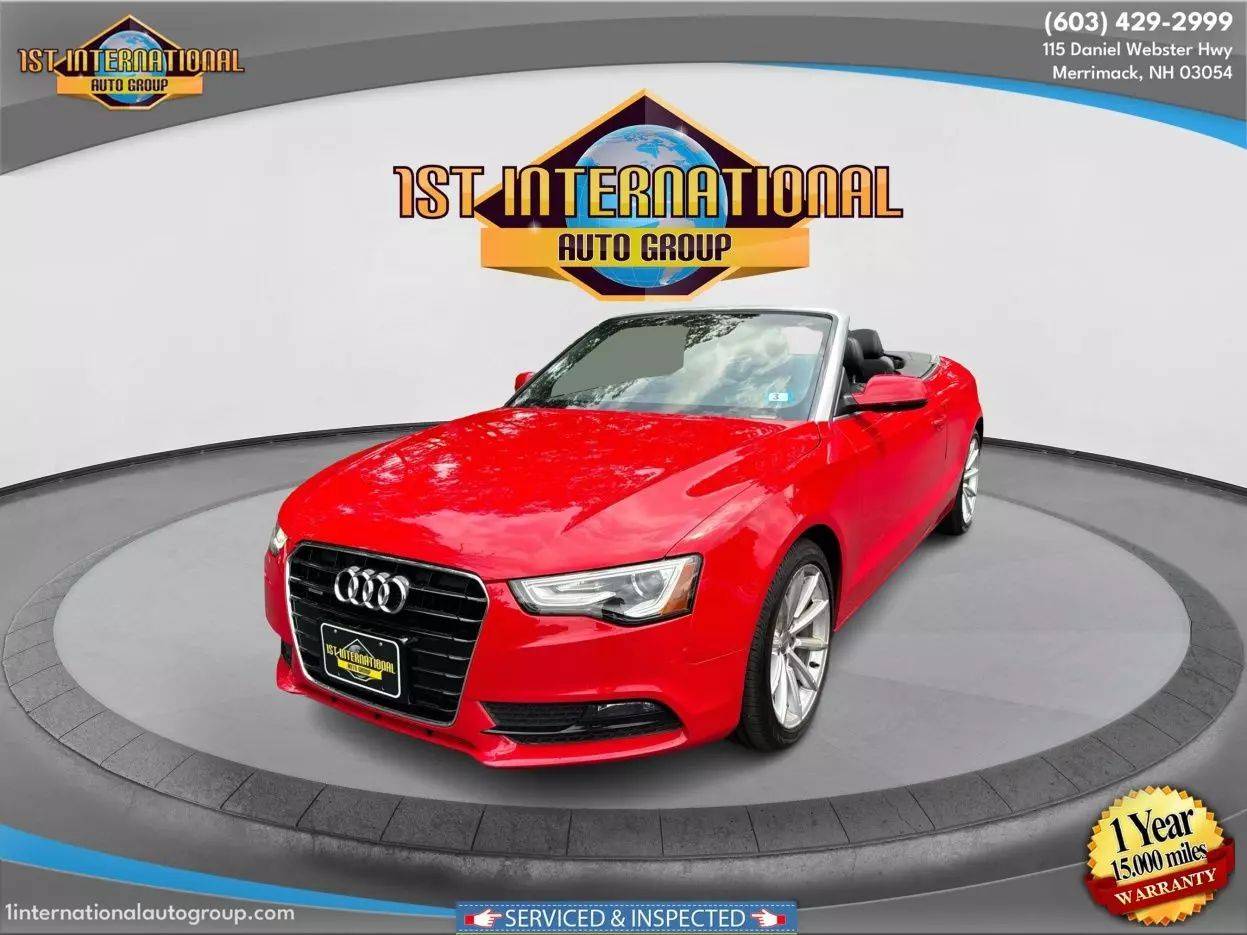 2015 Audi A5 Premium — Convertible — 71,666 mi — Merrimack, NH