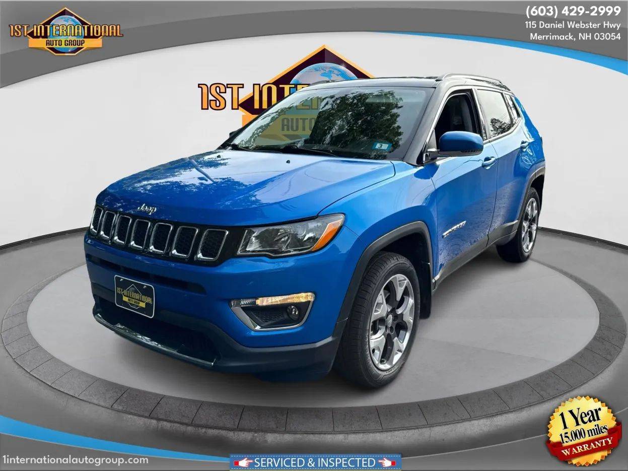 2018 Jeep Compass Limited — SUV — 54,396 mi — Merrimack, NH