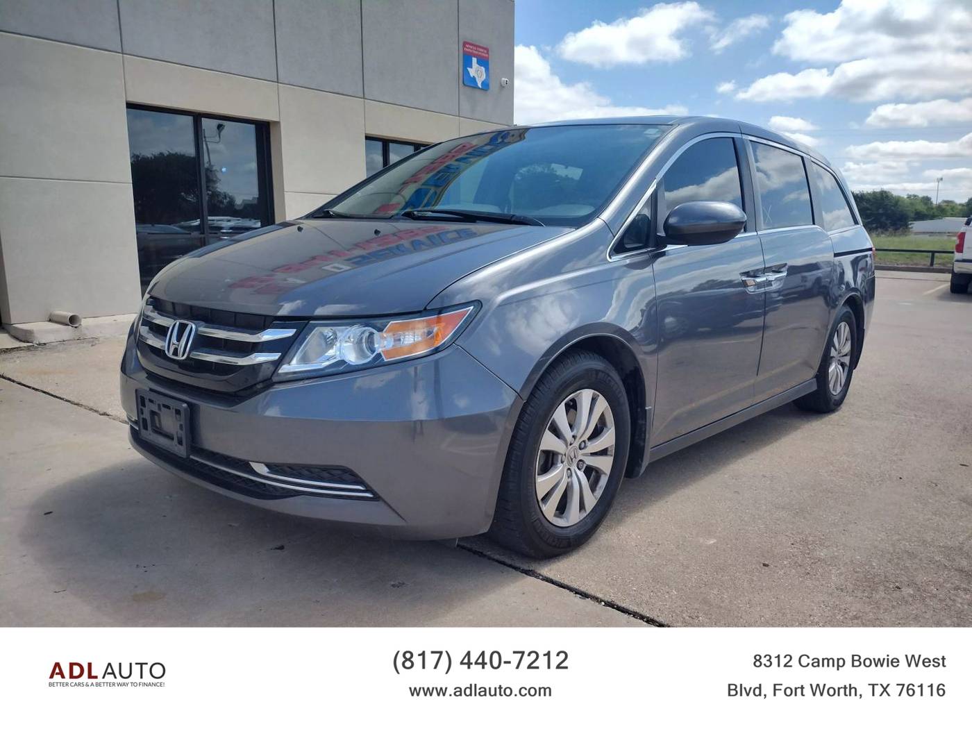 2015 Honda Odyssey EX-L — Minivan — 133,632 mi — Fort Worth, TX