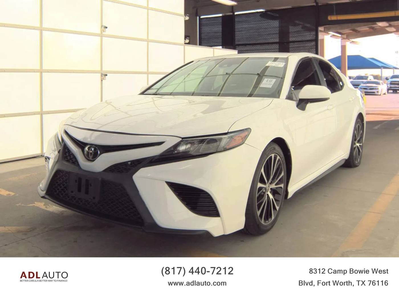 2020 Toyota Camry SE — Sedan — 74,091 mi — Fort Worth, TX