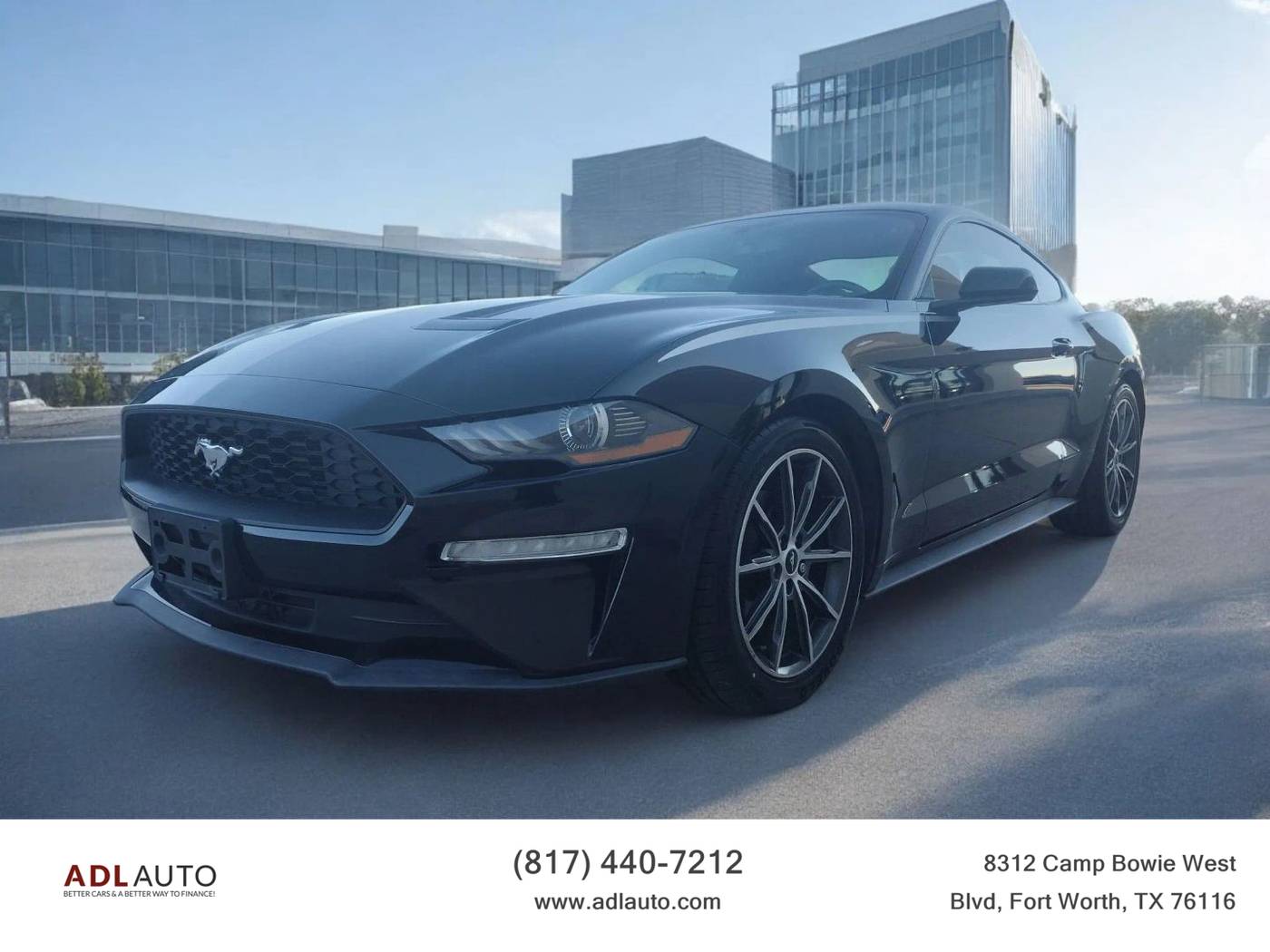 2018 Ford Mustang EcoBoost — Coupe — 59,334 mi — Fort Worth, TX