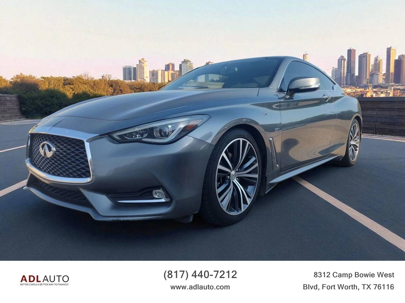 2018 INFINITI Q60 3.0t LUXE — Coupe — 123,475 mi — Fort Worth, TX