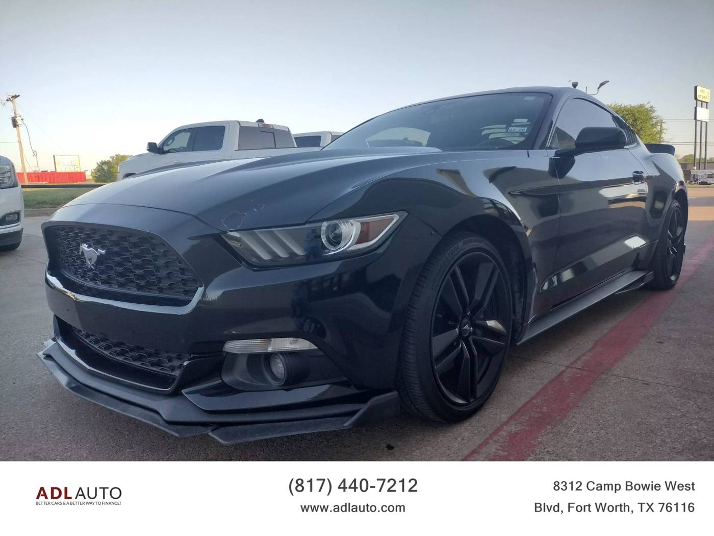 2015 Ford Mustang EcoBoost — Coupe — 105,045 mi — Fort Worth, TX