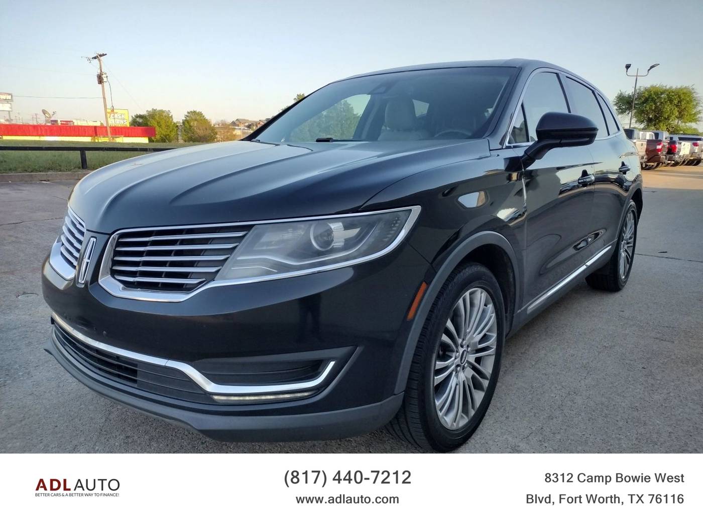 2018 Lincoln MKX Reserve — SUV — 100,785 mi — Fort Worth, TX