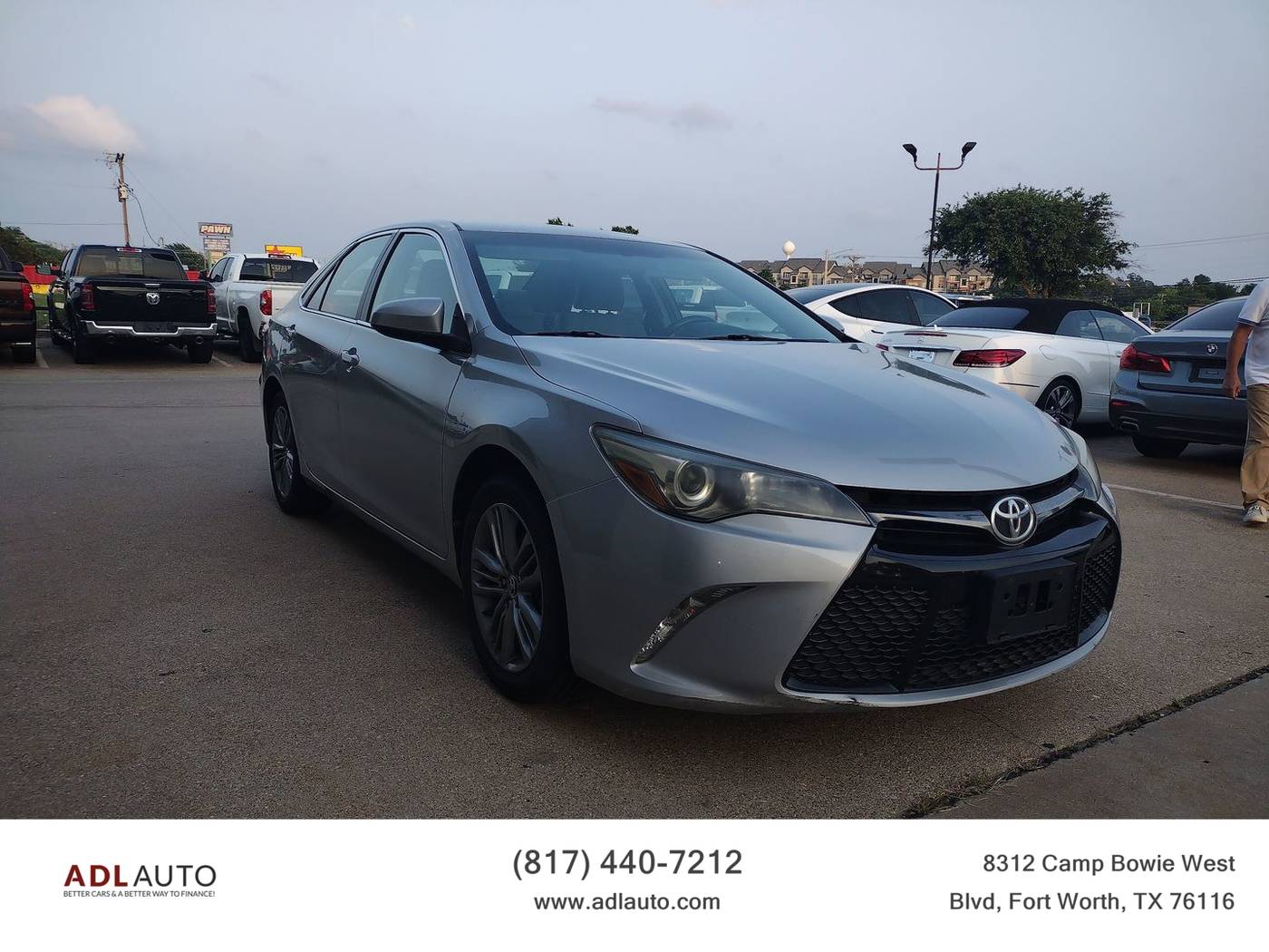 2015 Toyota Camry LE — Sedan — 110,827 mi — Fort Worth, TX