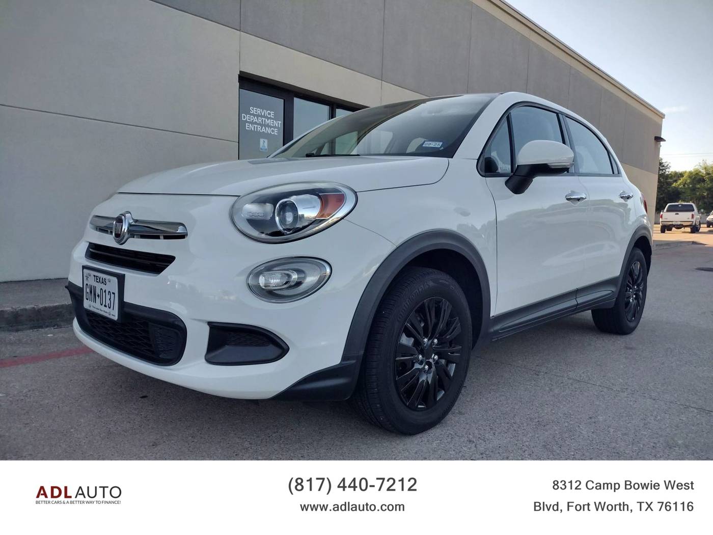 2016 FIAT 500X Pop — SUV — 100,277 mi — Fort Worth, TX