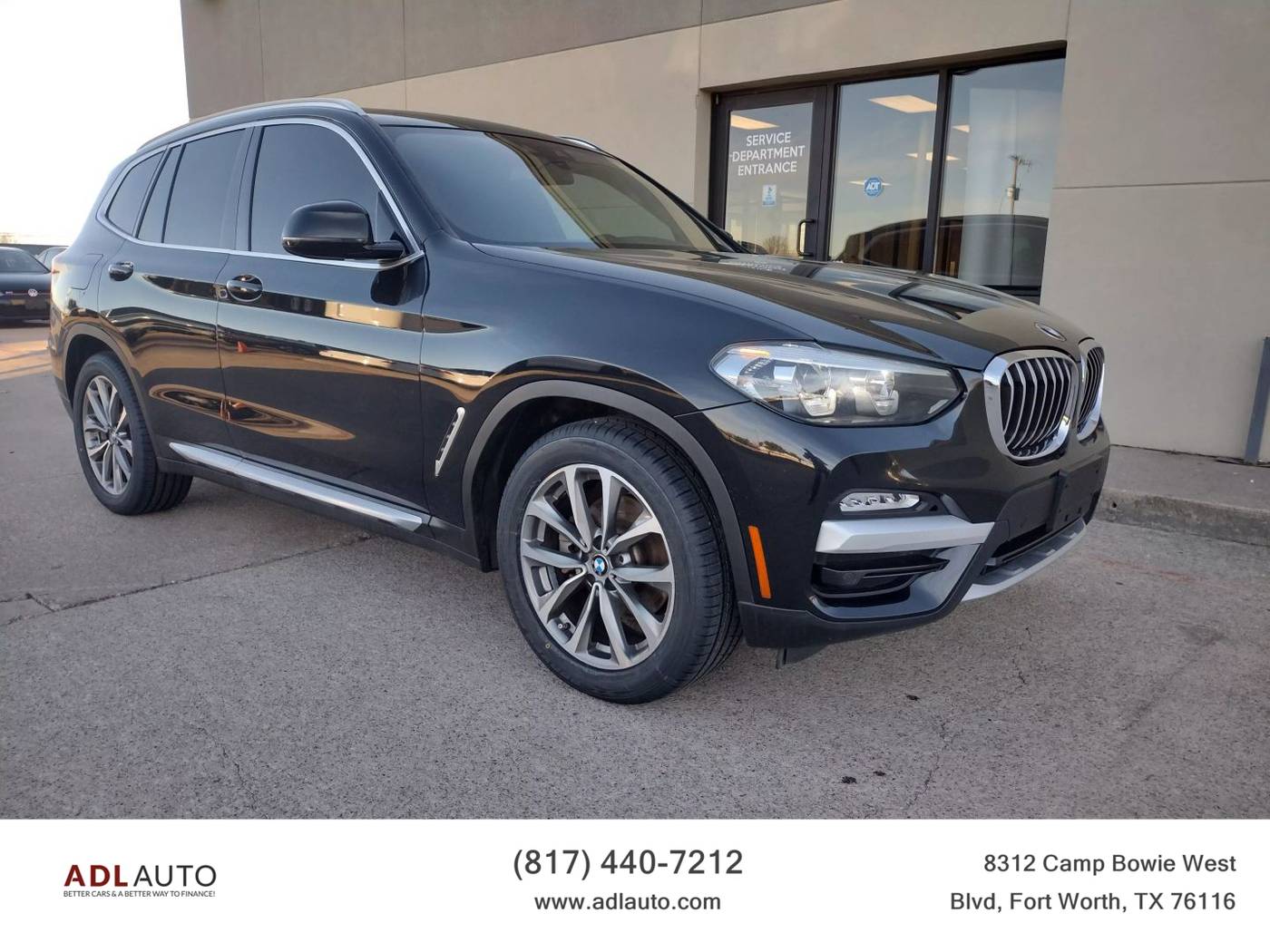 2019 BMW X3 30i — SUV — 81,254 mi — Fort Worth, TX