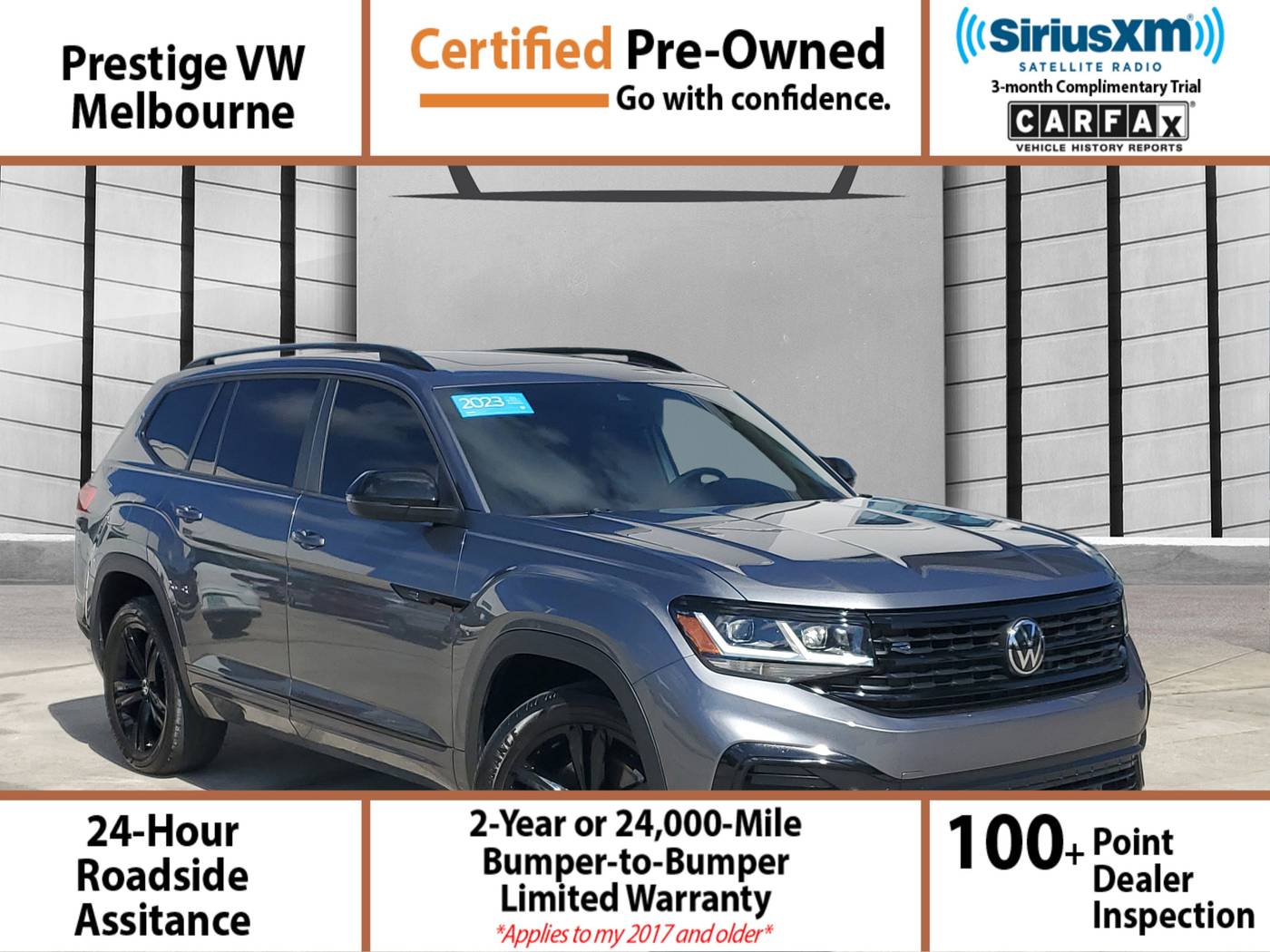 2023 Volkswagen Atlas SEL R-Line Black — SUV — 55,022 mi — Melbourne, FL