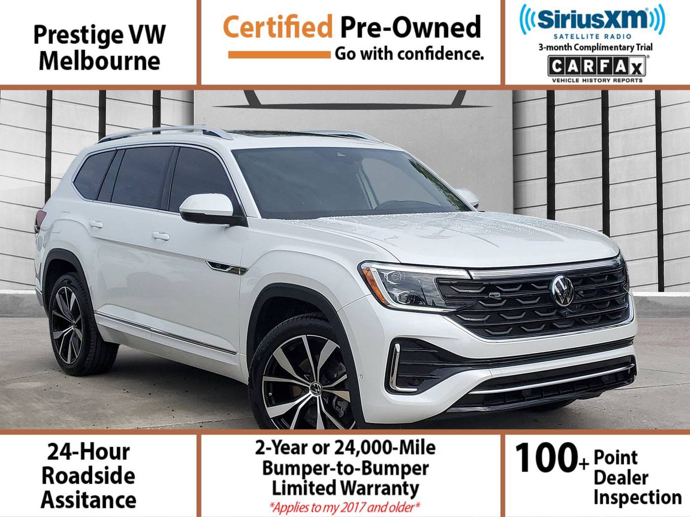 2024 Volkswagen Atlas SEL Premium R-Line — SUV — 24,854 mi — Melbourne, FL
