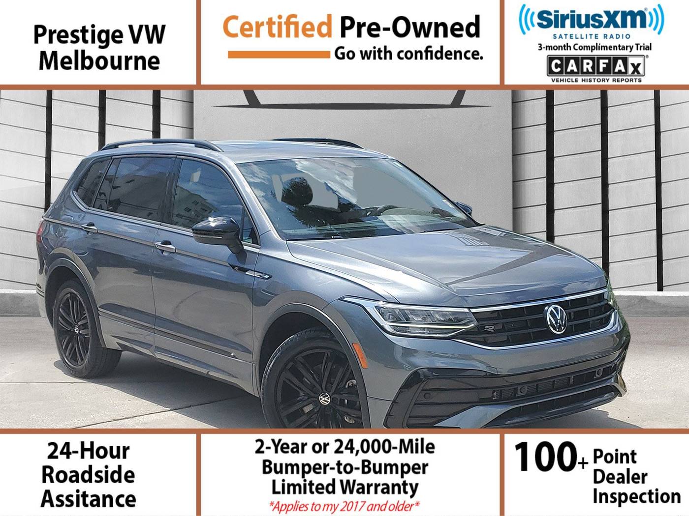 2022 Volkswagen Tiguan SE R-Line Black — SUV — 33,578 mi — Melbourne, FL