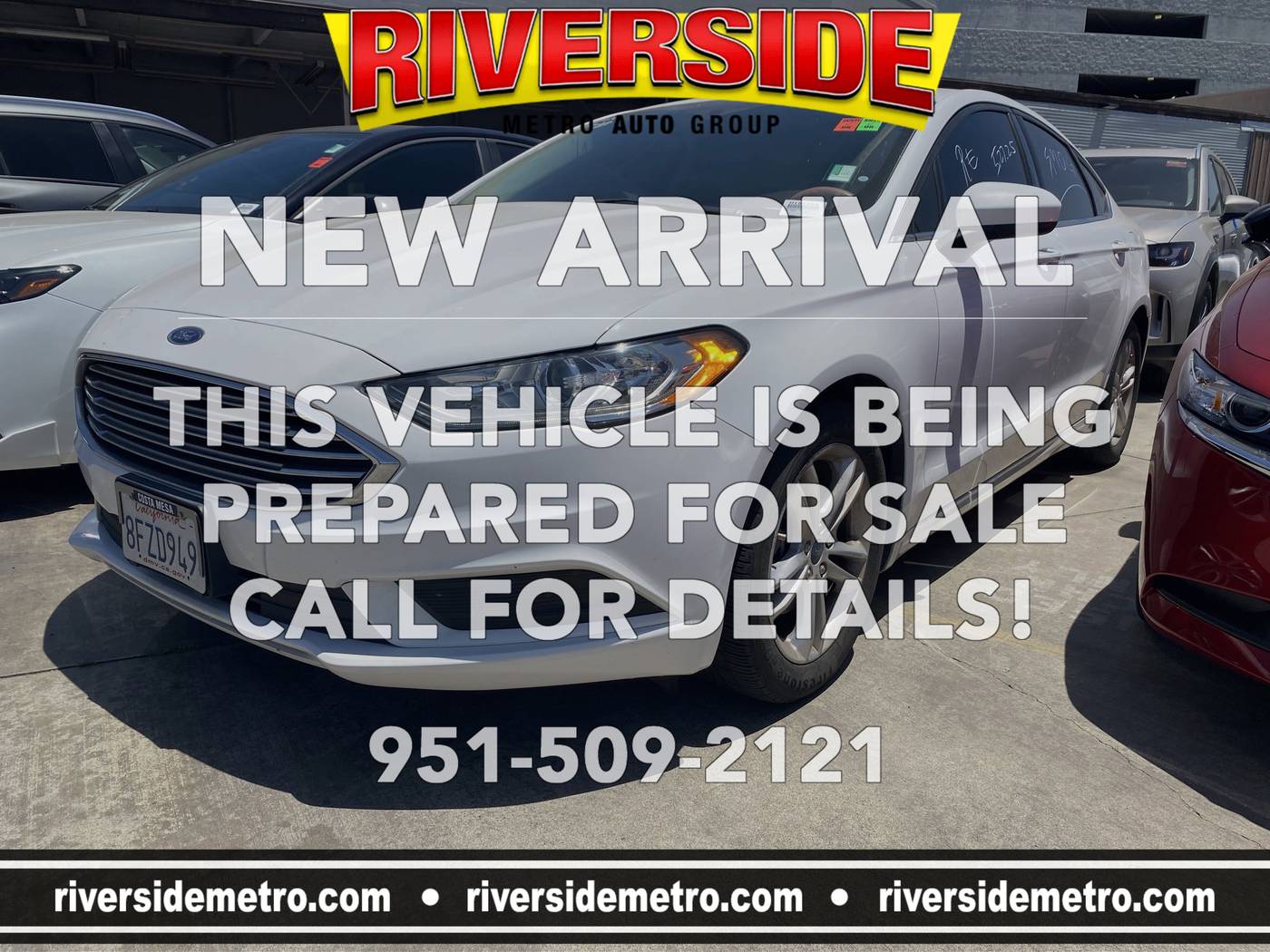 2018 Ford Fusion SE — Sedan — 51,558 mi — Riverside, CA