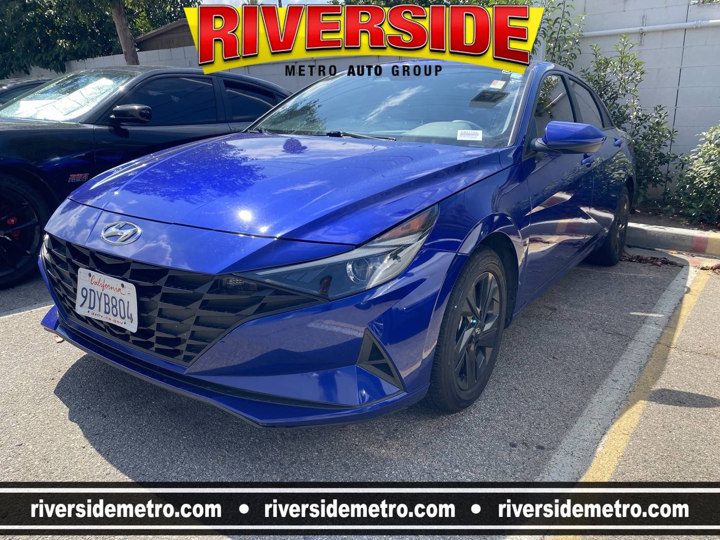 2023 Hyundai Elantra Hybrid Blue — Sedan — 75,581 mi — Riverside, CA