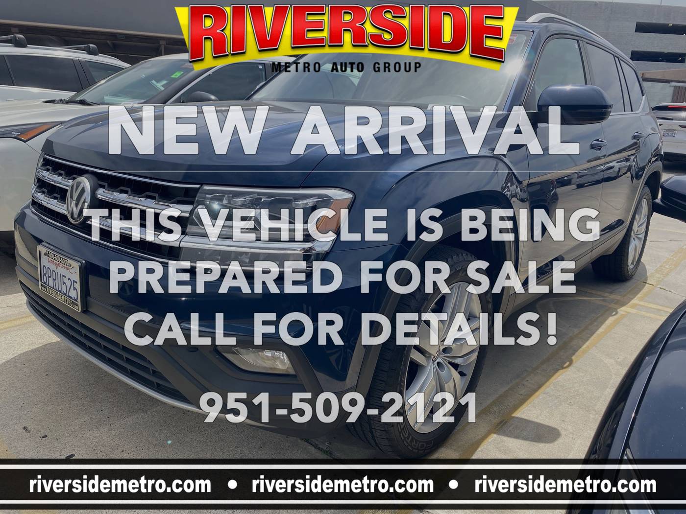 2019 Volkswagen Atlas SE with Technology — SUV — 69,989 mi — Riverside, CA