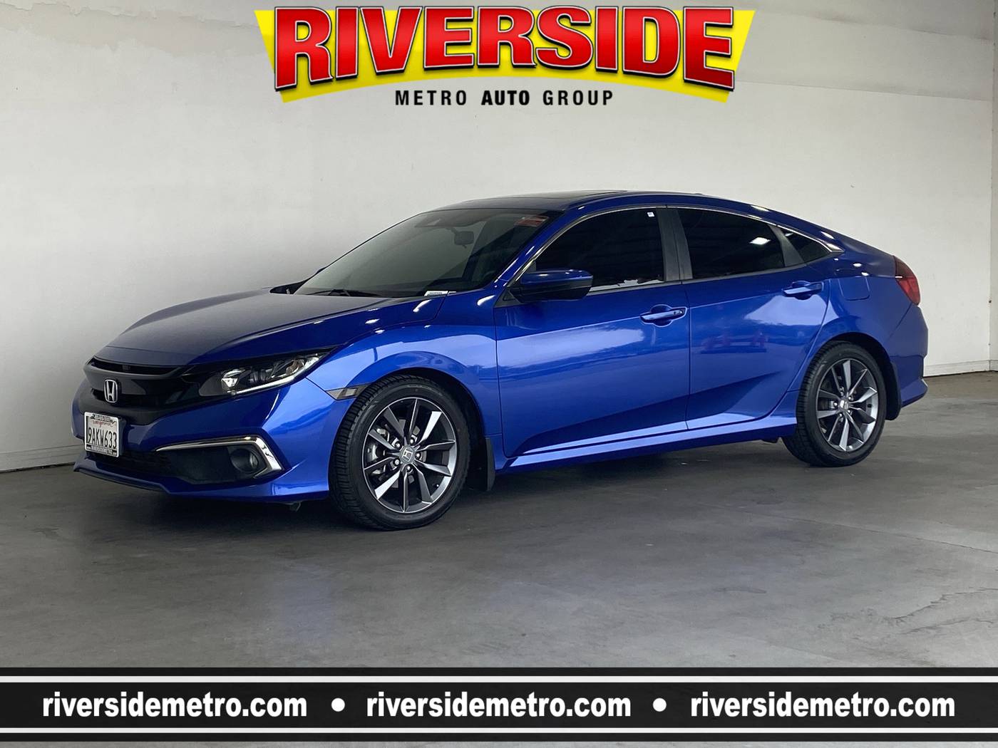 2019 Honda Civic EX — Sedan — 73,631 mi — Riverside, CA