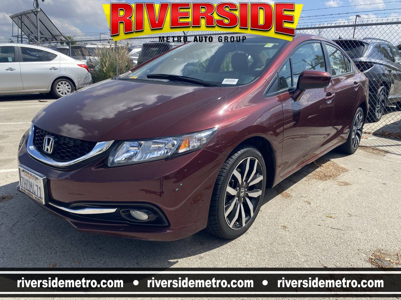 2014 Honda Civic EX-L — Sedan — 77,743 mi — Riverside, CA