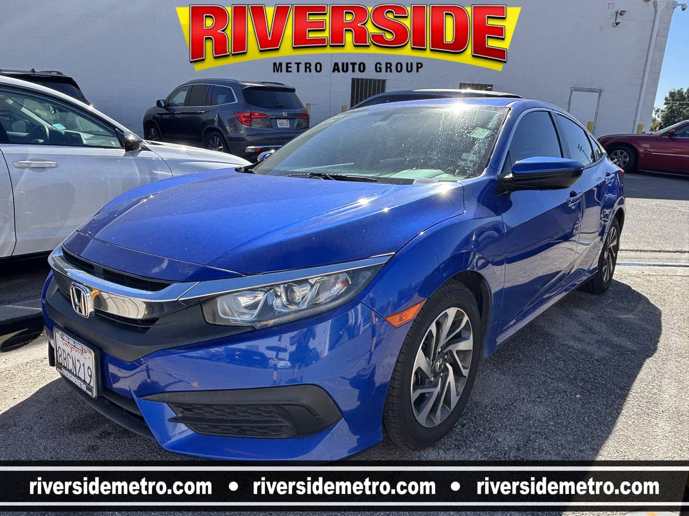 2018 Honda Civic EX — Sedan — 83,753 mi — Riverside, CA