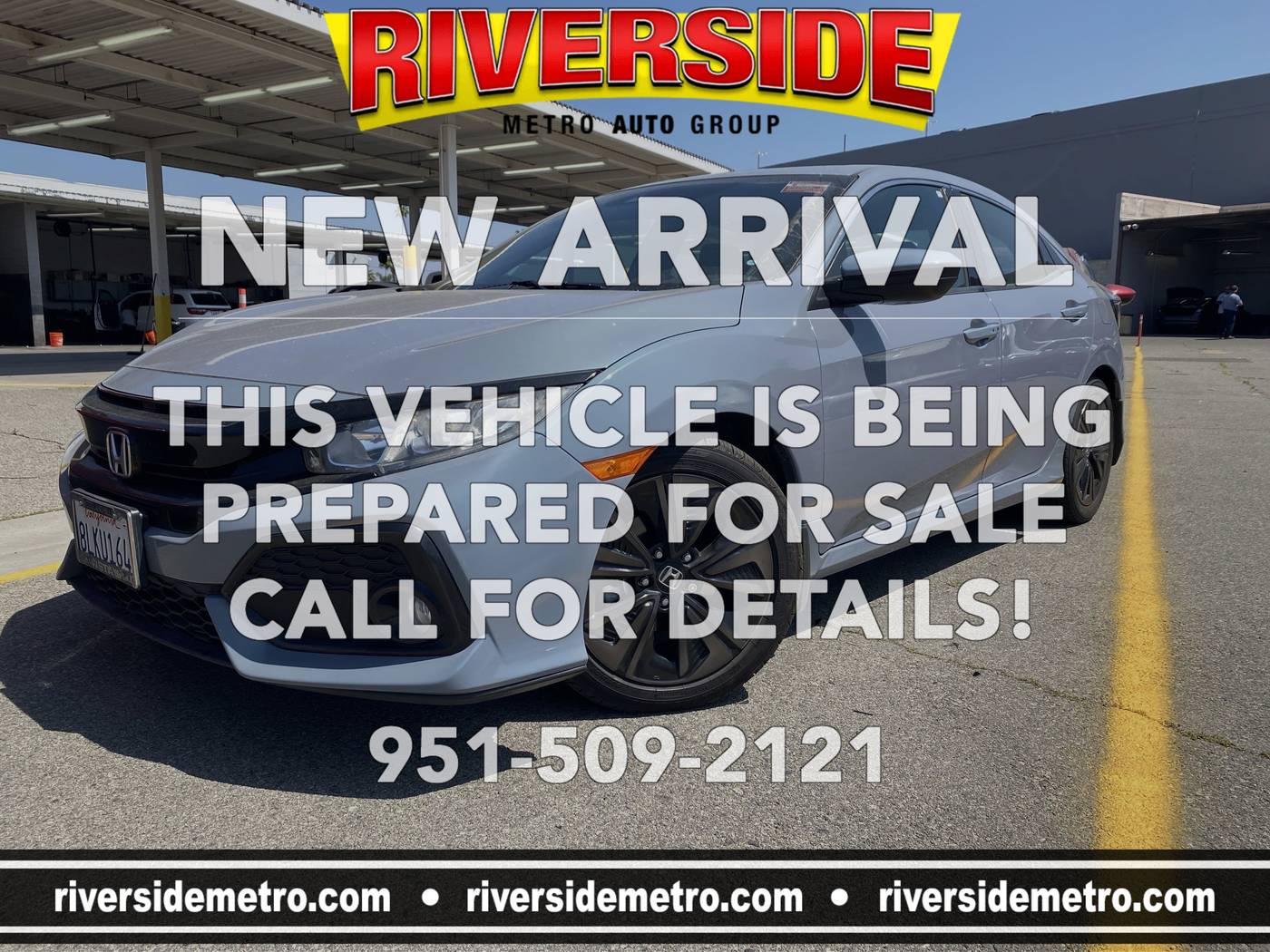 2019 Honda Civic EX — Hatchback — 75,984 mi — Riverside, CA