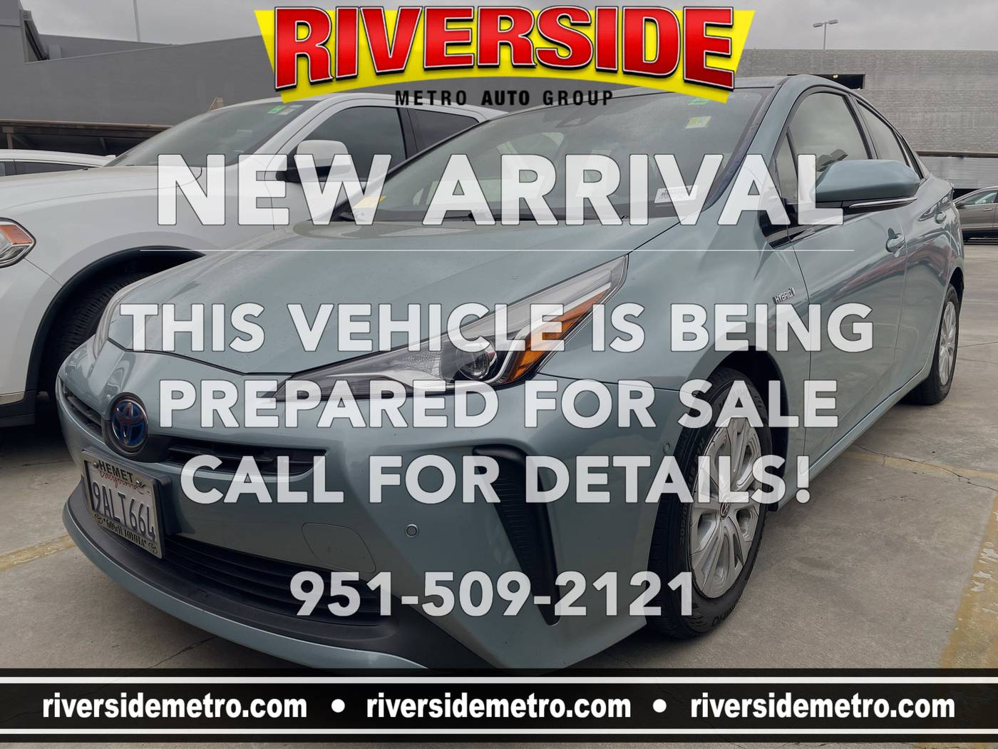 2019 Toyota Prius LE — Hatchback — 76,556 mi — Riverside, CA